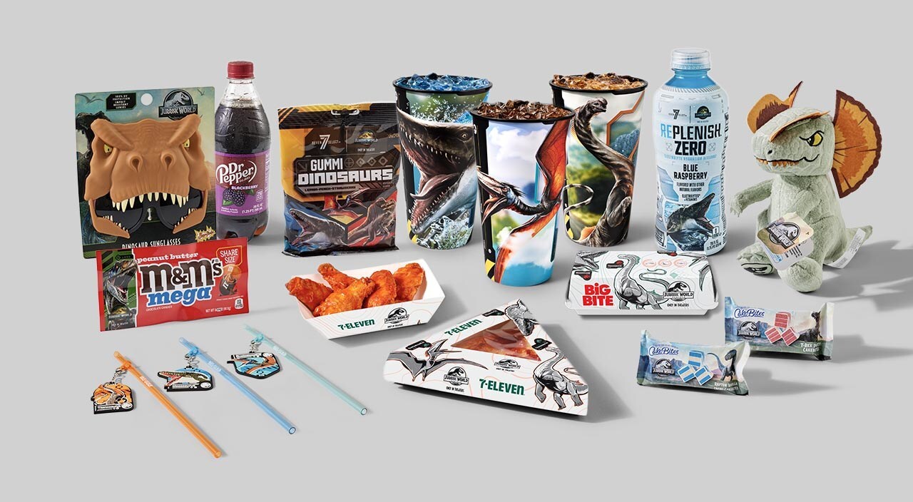 Jurassic World Rebirth, 7-Eleven, Speedway, Universal Pictures