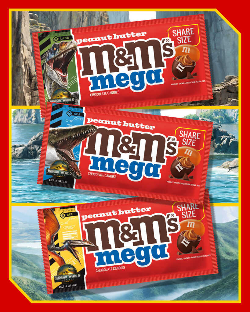 M&M's, Jurassic World Rebirth, Mars