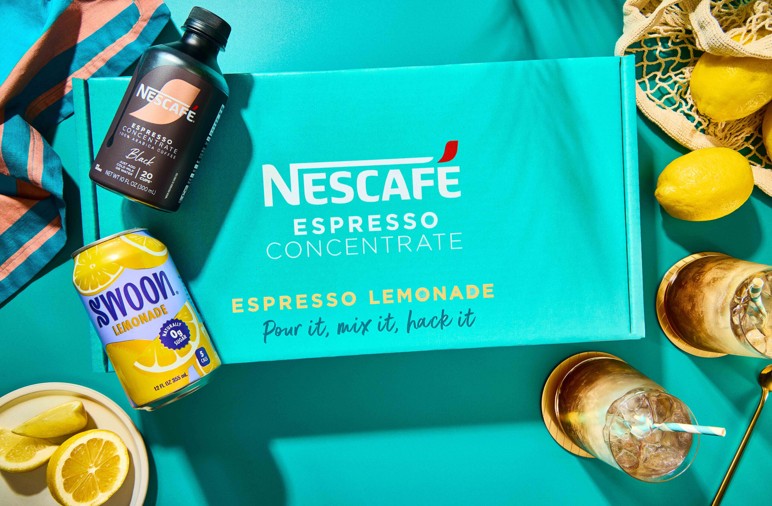 Nescafe x Swoon Kit Nescafe, Swoon, Coffee Lemonade, Lemonade Coffee
